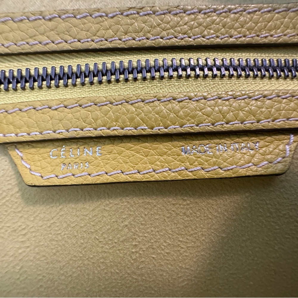 Celine | Mini Luggage Tote Drummed Calfskin Bag - Picture 7 of 13